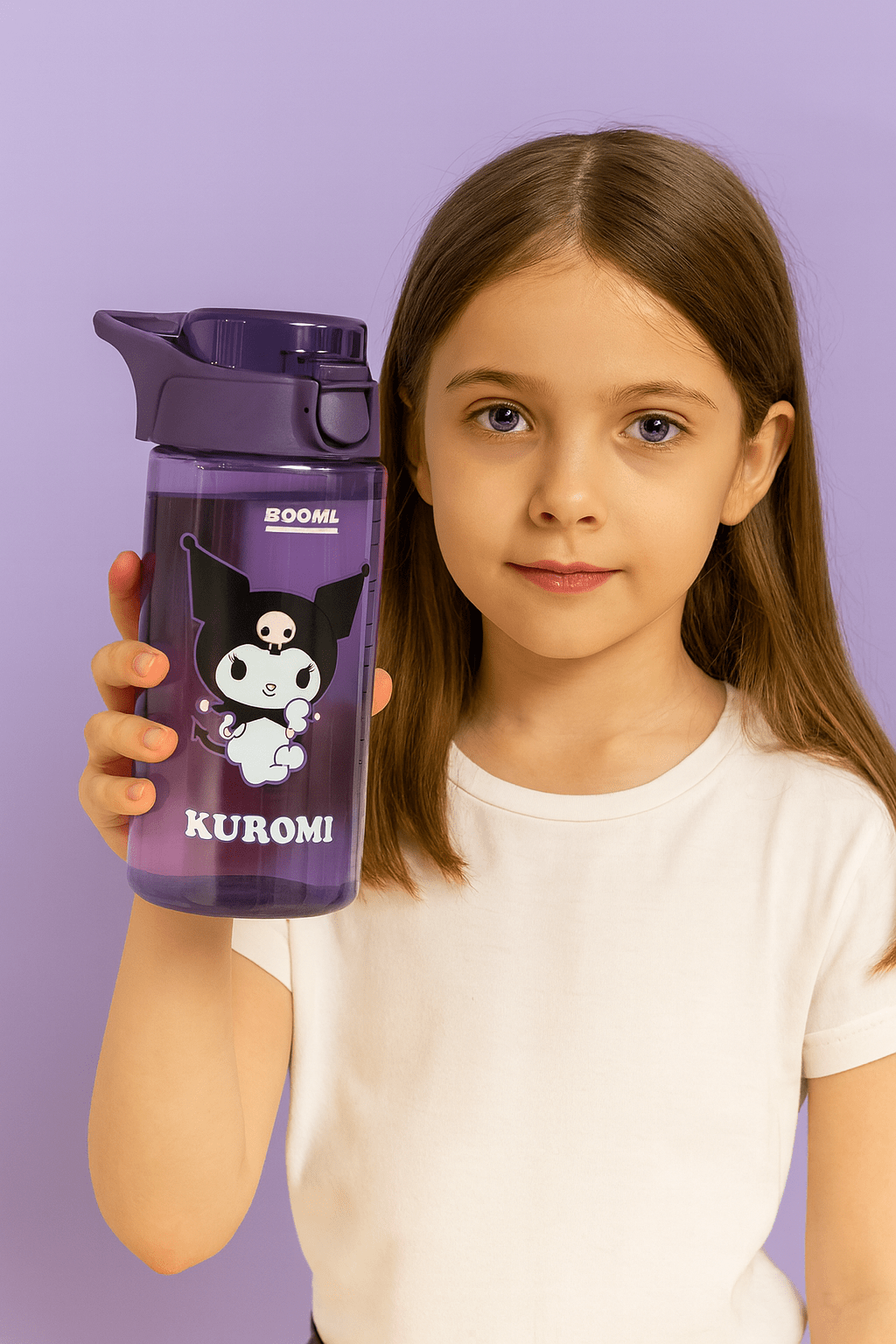 Kuromi-Themed Water Bottle