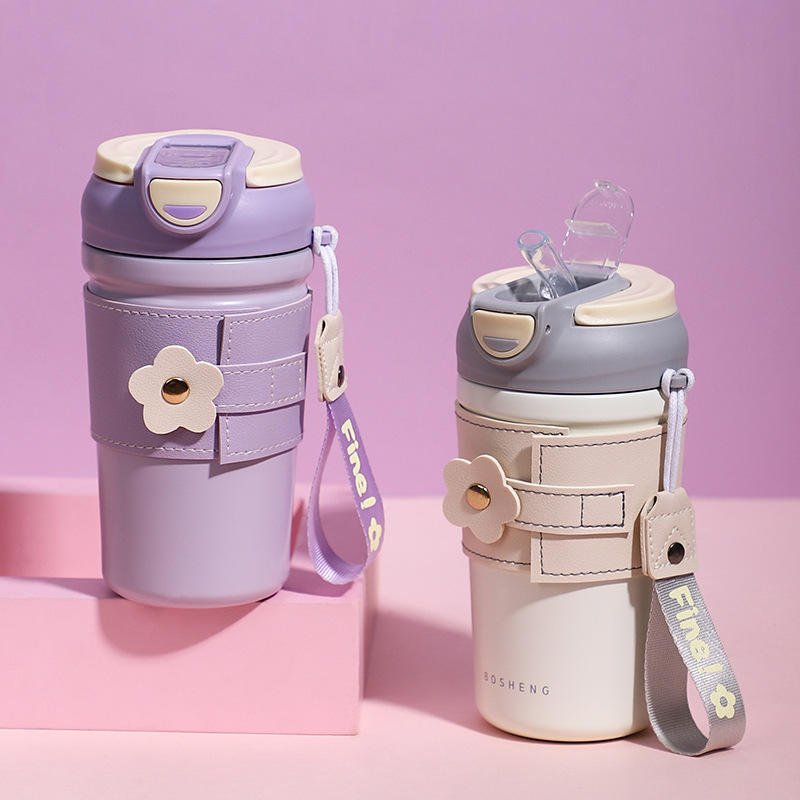 Lavender Flower Travel Mug