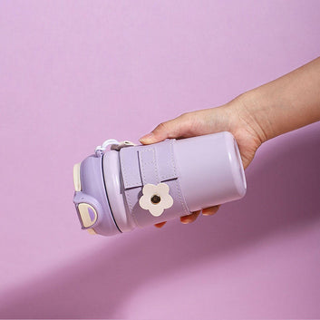 Lavender Flower Travel Mug