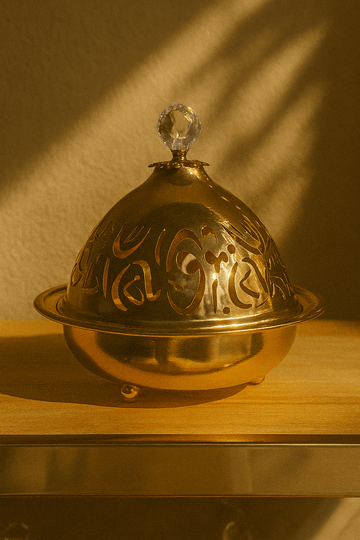 Luxury Arabic-Inspired Gold Food Warmer ©
