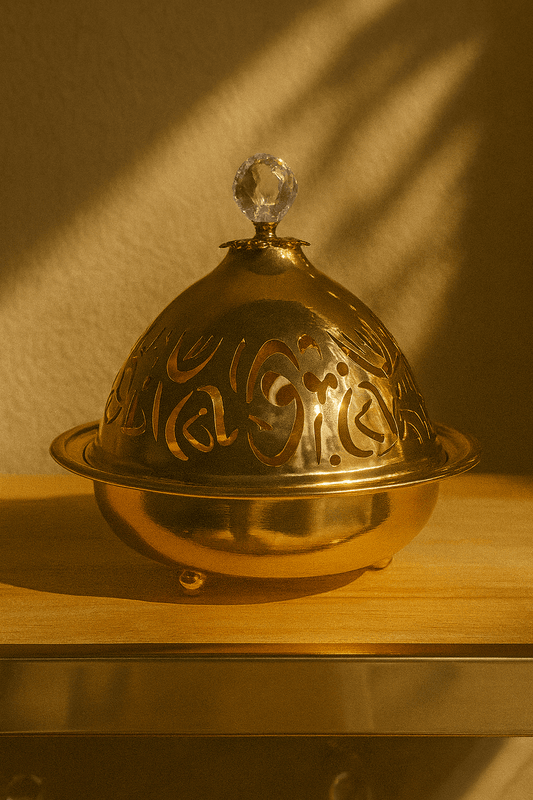 Luxury Arabic-Inspired Gold Food Warmer ©