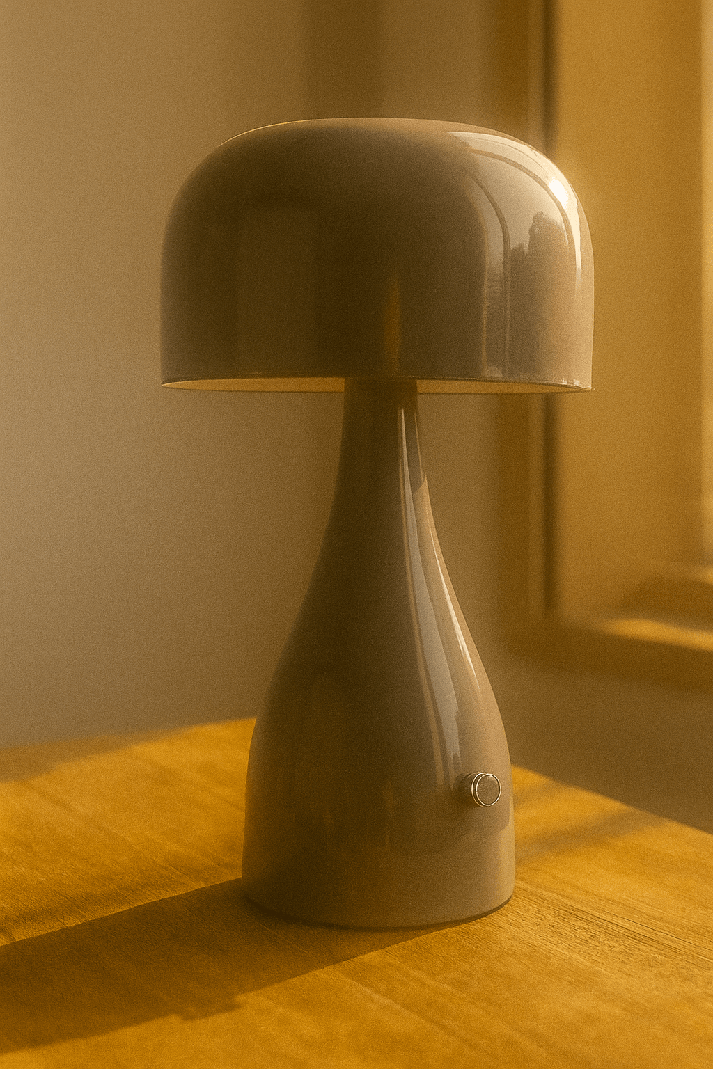 Modern Mushroom-Style Table Lamp