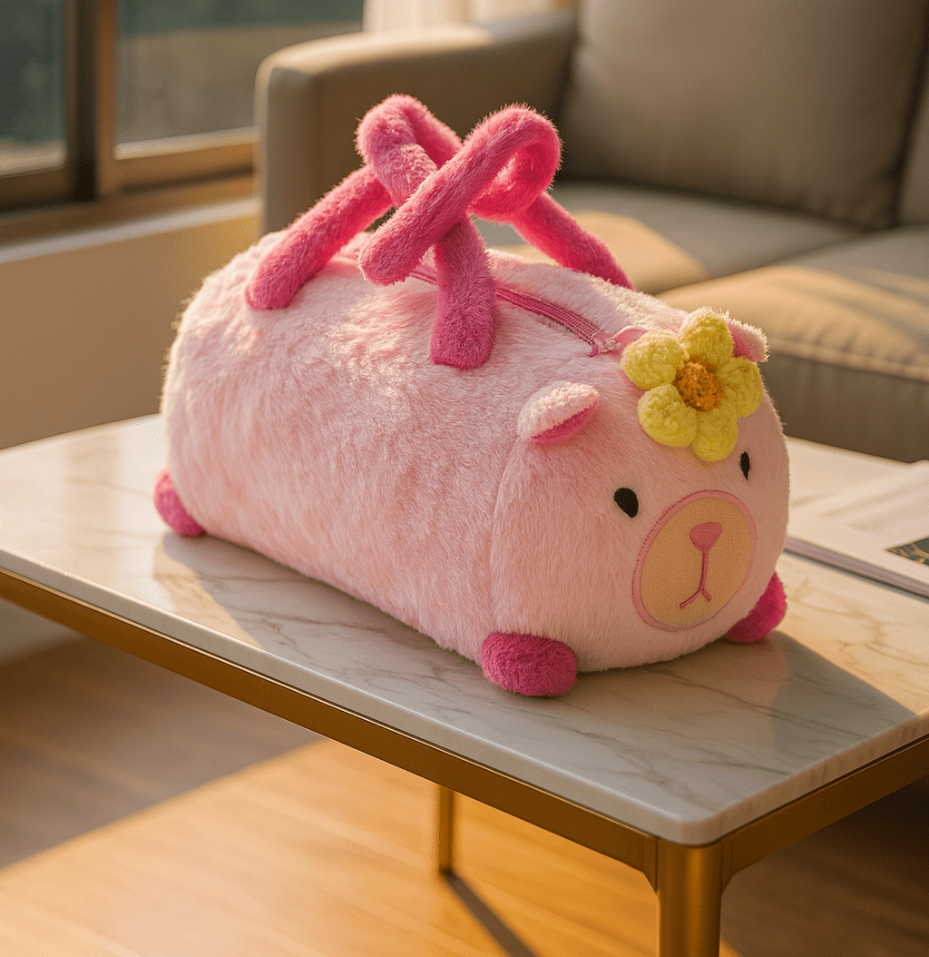Plush Animal Handbag with Cute Design