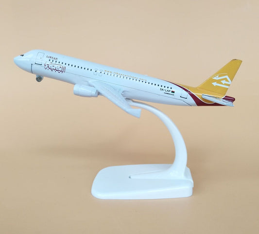 Libyan Airlines Airbus LN320 Die-Cast Model Plane – 43–47cm