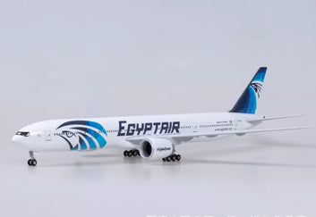 EgyptAir Boeing MS777 Die-Cast Model Plane with LED Lights– 43–47cm