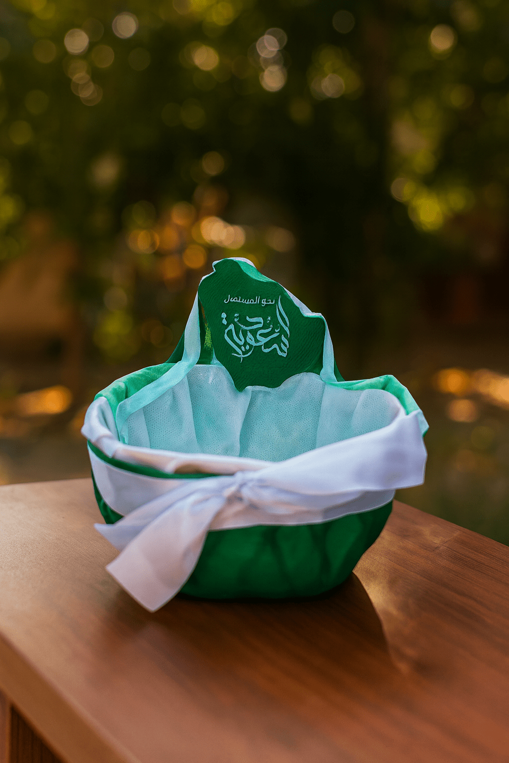 Saudi National Day Decorative Basket