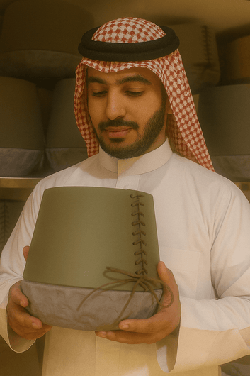 Two-Tone Decorative Storage Bin