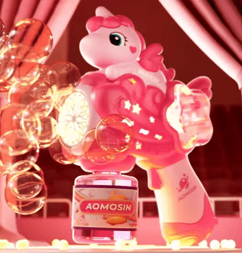 Unicorn Snowflake Bubble Gun